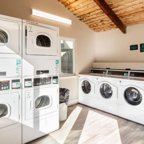Laundry facilities at Alderwood in Ukiah, California
