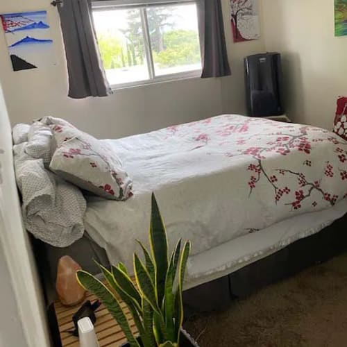 Bedroom at 1221 Vallejo Apartments in Novato, California