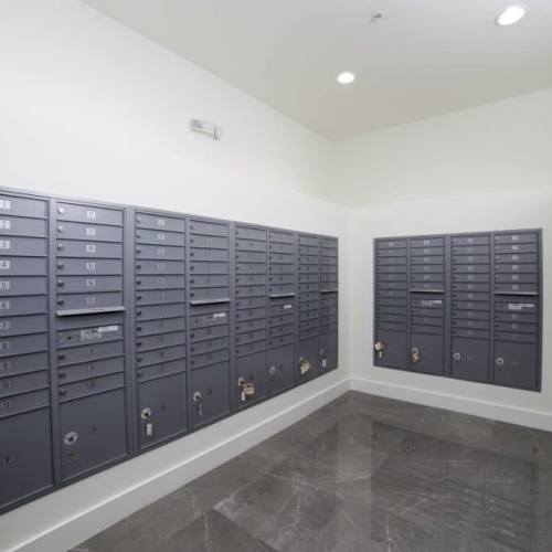 Locker room at Club Prado in West Miami, Florida
