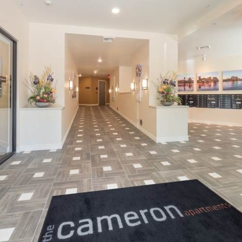 Entrance of community at The Cameron in Portland, Oregon