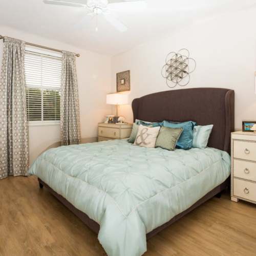 Spacious comfortable bedroom at {location_name}} in Plantation, Florida