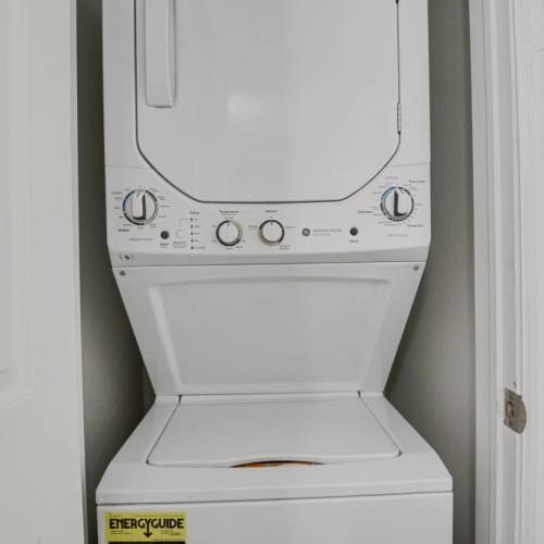 Washer and dryer in-home at Walker Landing in Aurora, Colorado, 