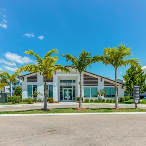 Community leasing office at Palm Beach Preserve in West Palm Beach, Florida   
