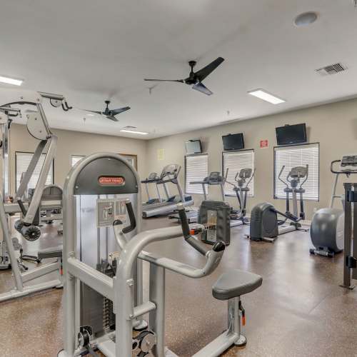 A fitness center at San Onofre I in San Clemente, California