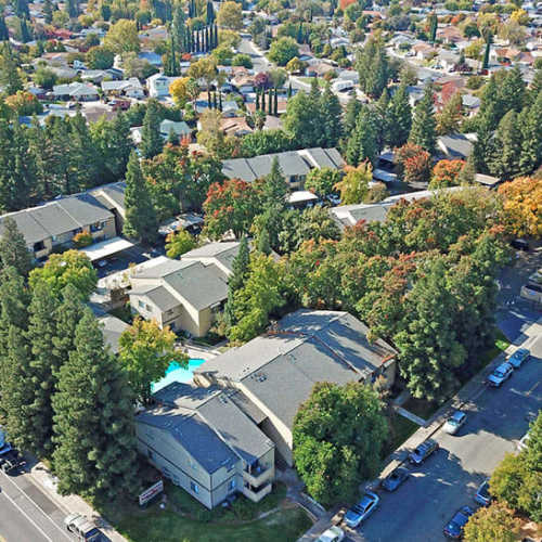Birds eye view of The Woods in Citrus Heights, California