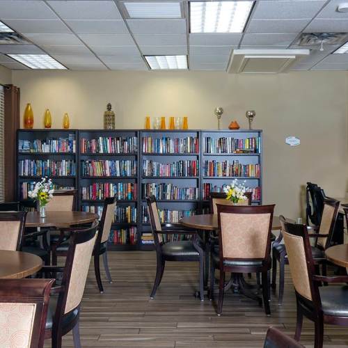 Library area at Court in Las Vegas, Nevada