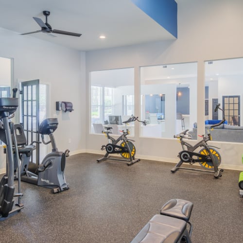 Fitness center at The Avalon in Charlotte, North Carolina