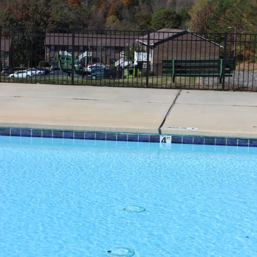 Swimming pool at Foxcreek Apartments in Winston Salem, North Carolina