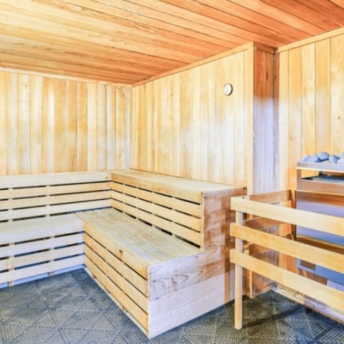 Sauna at The Lofts At Reynolds Village in Asheville, North Carolina