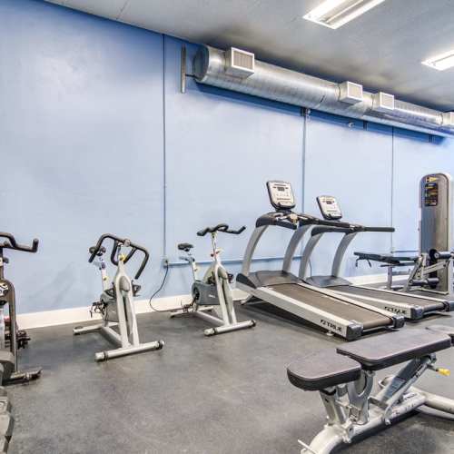 Fitness center at Summit Station At Duluth in Duluth, Georgia