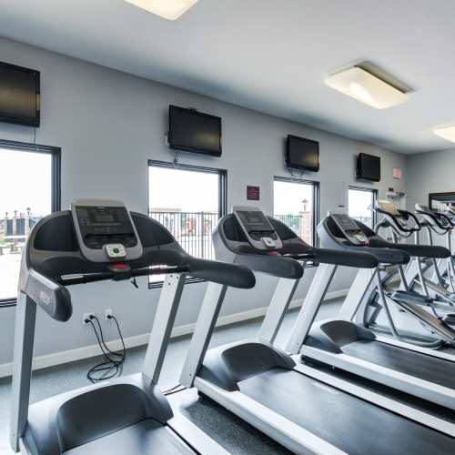 fitness center at Forster Hills in Oceanside, California