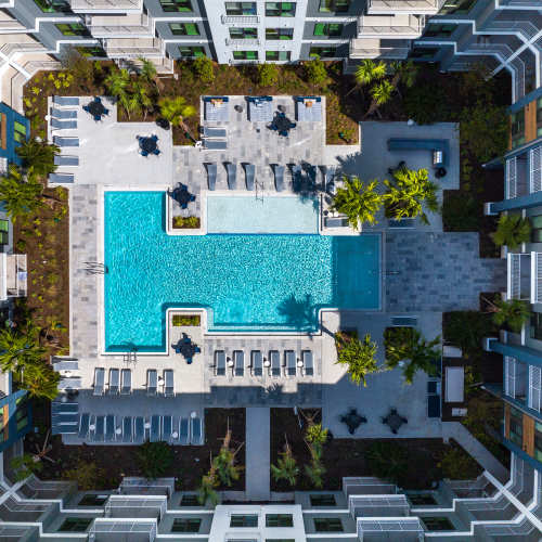 Our ground floor swimming pool at The Station at San Marco in Jacksonville, Florida
