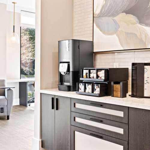 Coffee bar at The Station at San Marco in Jacksonville, Florida
