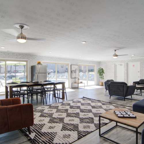 Inside the clubhouse at The Estuary in Atlanta, Georgia