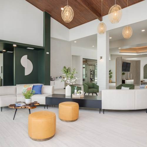 Clubhouse entrance at The Residences at Enso in Jacksonville, Florida
