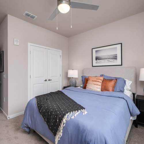 Bedroom at The Residences at Enso in Jacksonville, Florida