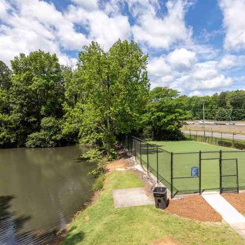 Dog park at Somerset Apartments in Charlotte, North Carolina