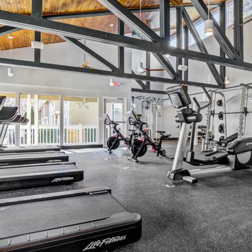 Fitness center at Reserve at Providence in Charlotte, North Carolina
