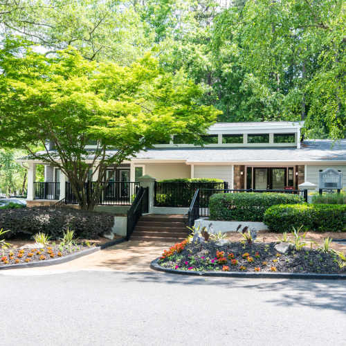 Leasing office at 2200 Big Creek Apartments in Roswell, Georgia