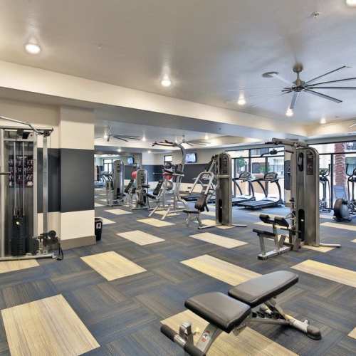 Fitness center at The Abode at Red Rock in Las Vegas, Nevada