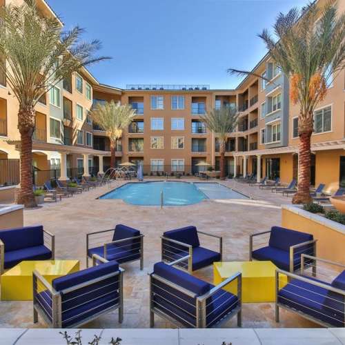 Swimming pool at The Abode at Red Rock in Las Vegas, Nevada