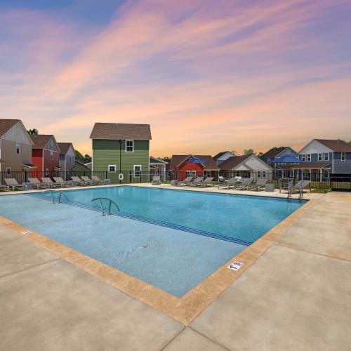 Large pool at Hamlet at MidCity in Huntsville, Alabama