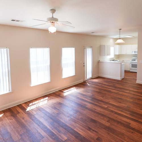 living room at San Onofre III in San Clemente, California