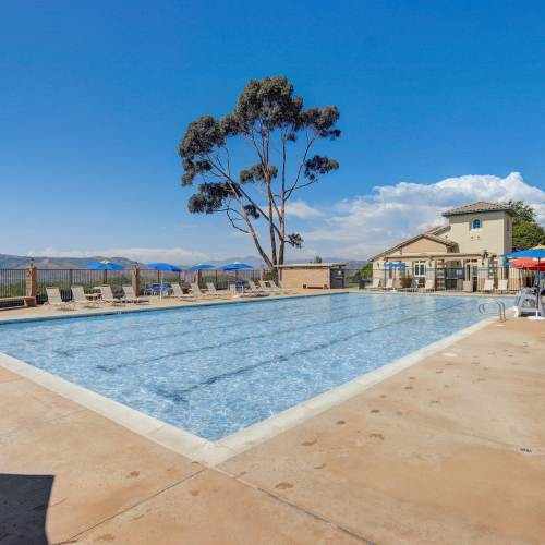 A swimming pool at San Onofre I in San Clemente, California