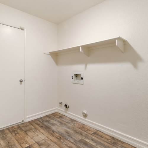 Laundry room at Miramar Townhomes in San Diego, California