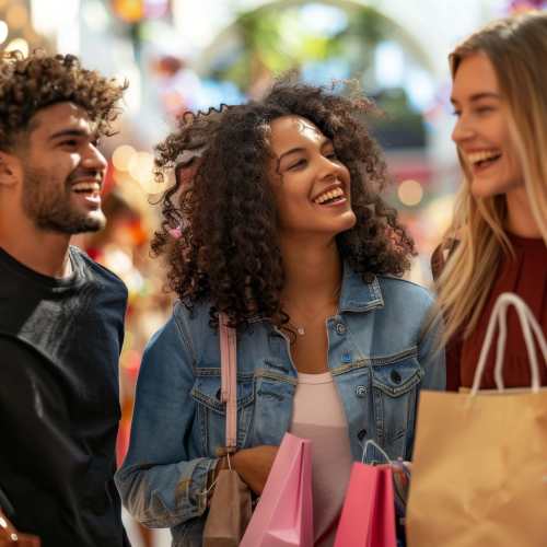 Friends shopping near Zinc 1501 in Sacramento, California