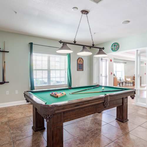 Billiards Table at Centennial Village, Oak Ridge, Tennessee