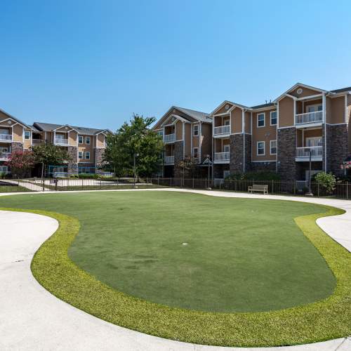 Putting Greens golf area in Centennial Village, Oak Ridge, Tennessee