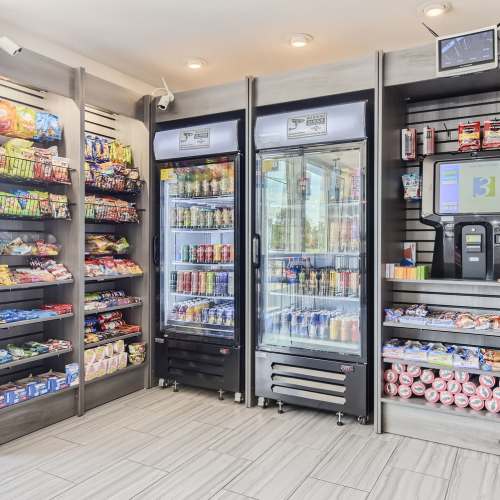 Vending machines in the clubhouse at Elevation @ County Line Station in Englewood, Colorado