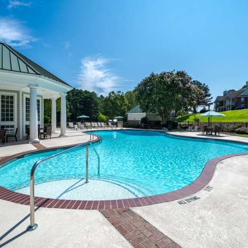 Swimming pool at The Preserve at Grande Oaks in Fayetteville, North Carolina
