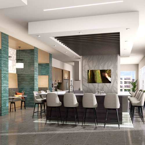 Lounge seating at Grande Pointe in Orlando, Florida