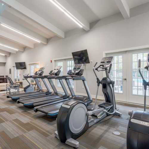 Fitness center at Overlook At Allensville, Sevierville, Tennessee