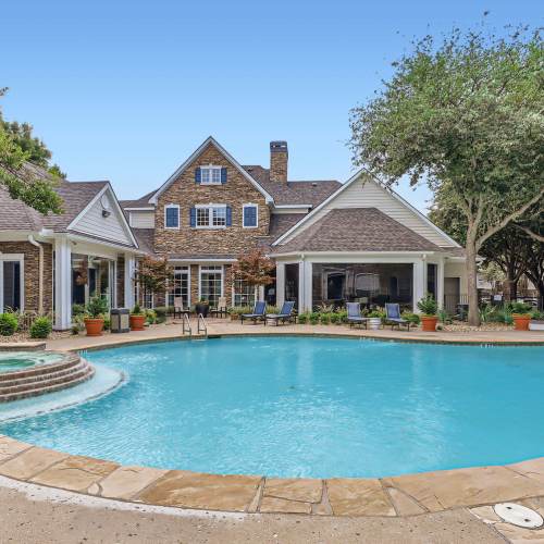 Swimming pool at Republic House at Frisco Bridges in Frisco, Texas