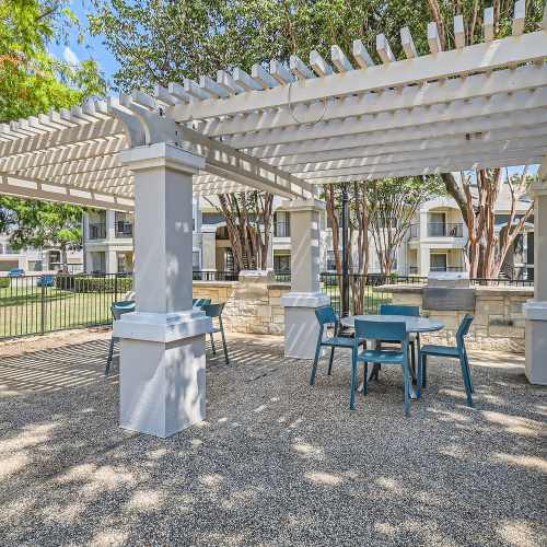 Grill area by the pool at Wildwood Creek in Grapevine, Texas