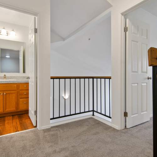 hallway at Pacific View in Oceanside, California