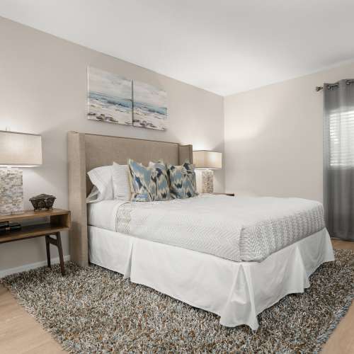 Large bedroom at Emerald Palms in Miami, Florida