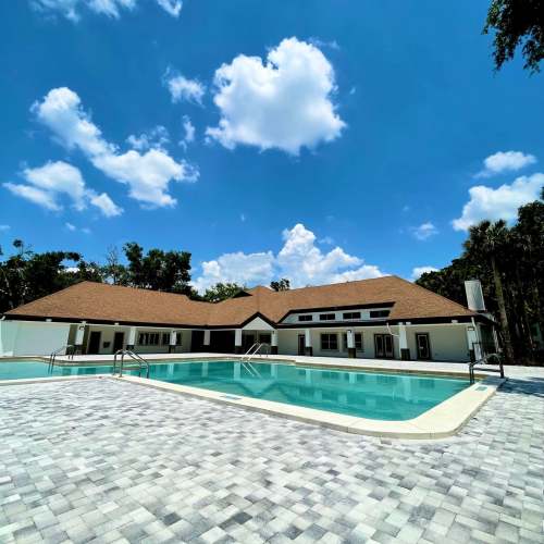 Pool area at Emerald Grove in Orlando, Florida, 
