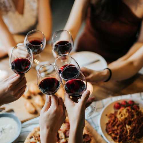 Residents having meals on a sunny day near Silo Creek Apartments in Lafayette, Louisiana