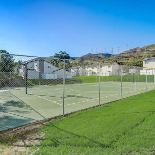 tennis court at San Onofre II in San Clemente, California