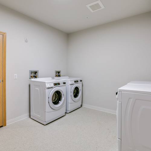 Washer and dryer at Whitetail Ridge in Salem, Wisconsin