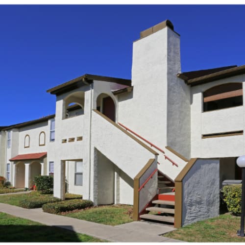 Building and Balconies at Villas de Toscana in San Antonio, Texas