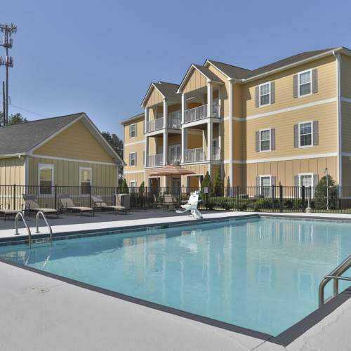 Swimming pool at Sage Creek Apartments in Augusta, Georgia