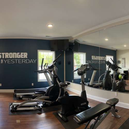 Fitness center at Sage Creek Apartments in Augusta, Georgia