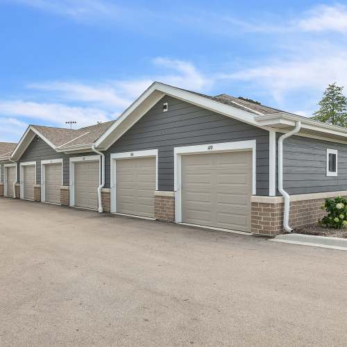 Garage at Union Court Senior Apartments and Townhomes in Kenosha, Wisconsin