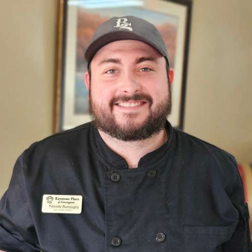 Kassidy Burroughs, Culinary Director at Keystone Place at Forevergreen in North Liberty, Iowa 
