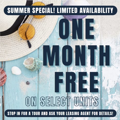 North Bend Living SUMMER SALE - ONE MONTH FREE ON SELECT UNITS. Act Fast MUST LEASE BY 8/31 **Discount applies after first full months rent.